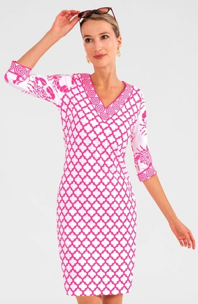 Gretchen Scott Crab Soup Dress - Pink maxi dresses clearance