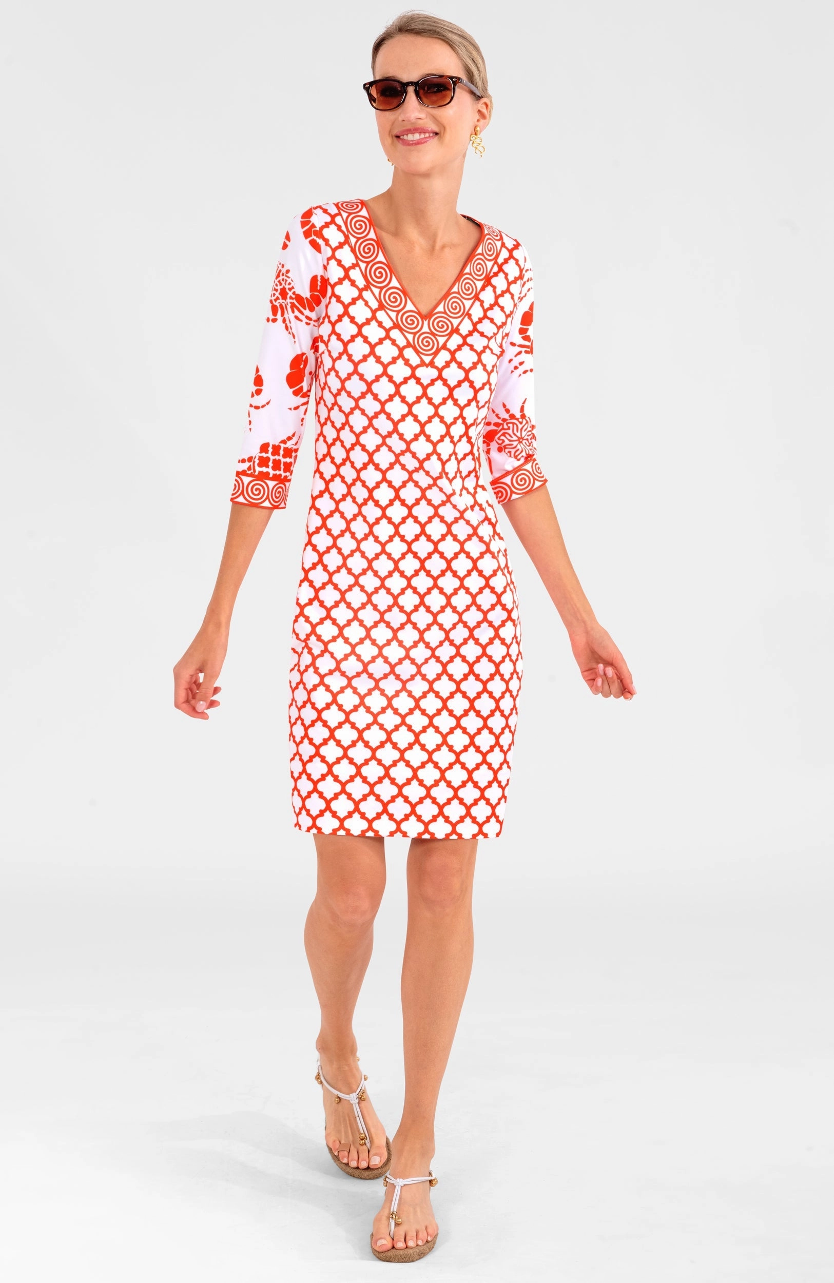 Gretchen Scott Crab Soup Dress - Tomato