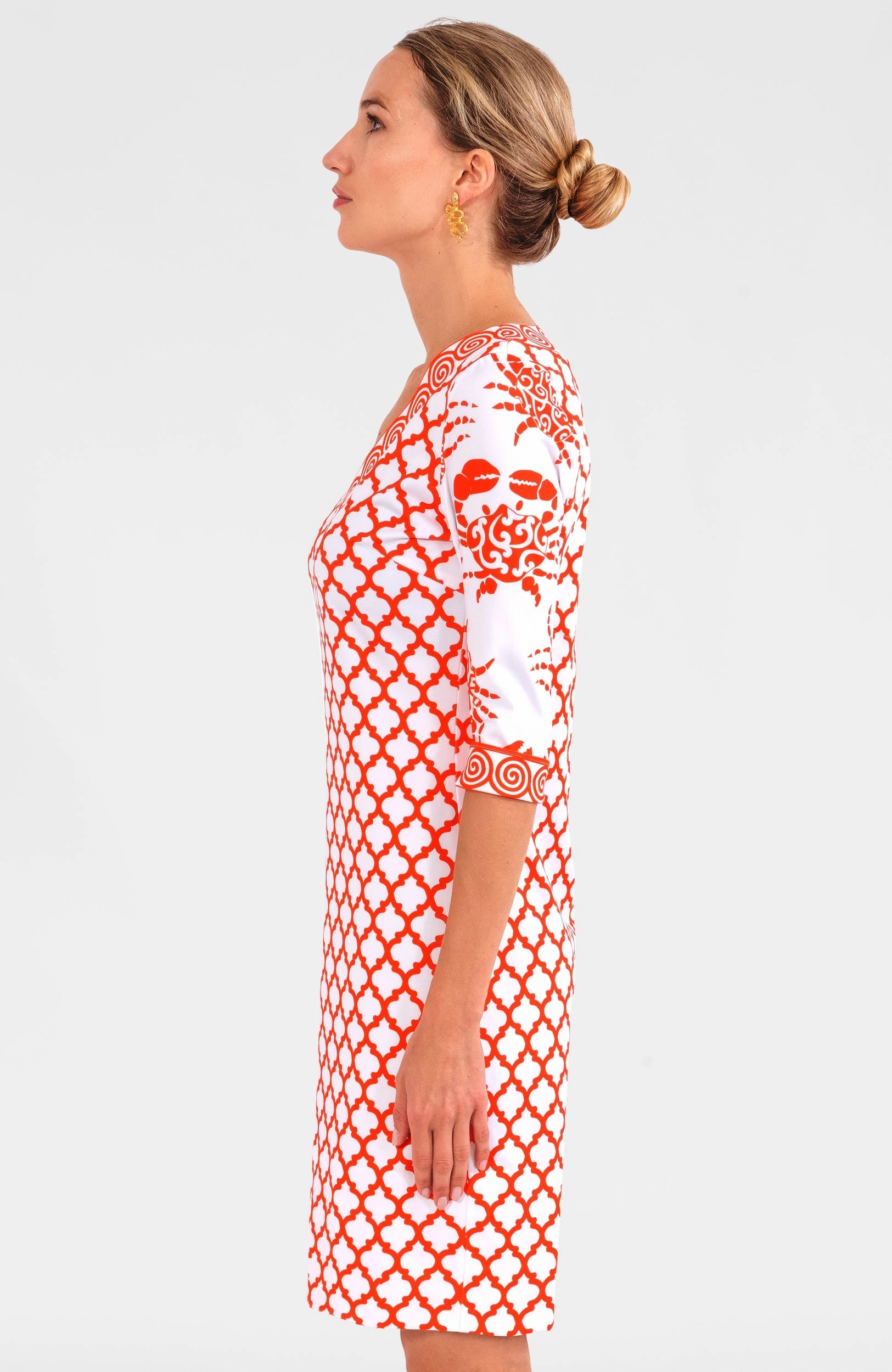 Gretchen Scott Crab Soup Dress - Tomato