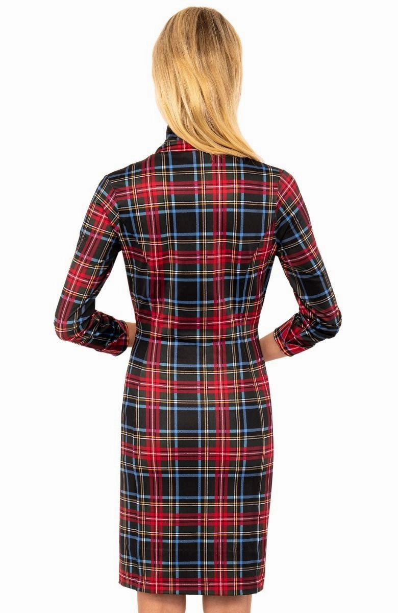 Gretchen Scott Dapper Dress - Duke Of York - Black/Multi