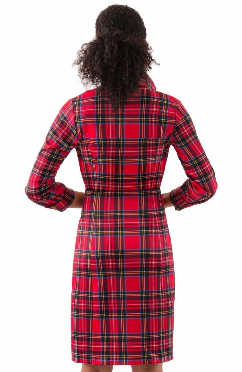 Gretchen Scott Dapper Dress - Duke Of York - Red/Multi