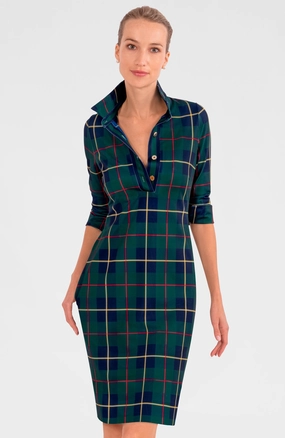 Gretchen Scott Everywhere Dress - Plaidly Cooper - Green Multi maxi dresses clearance
