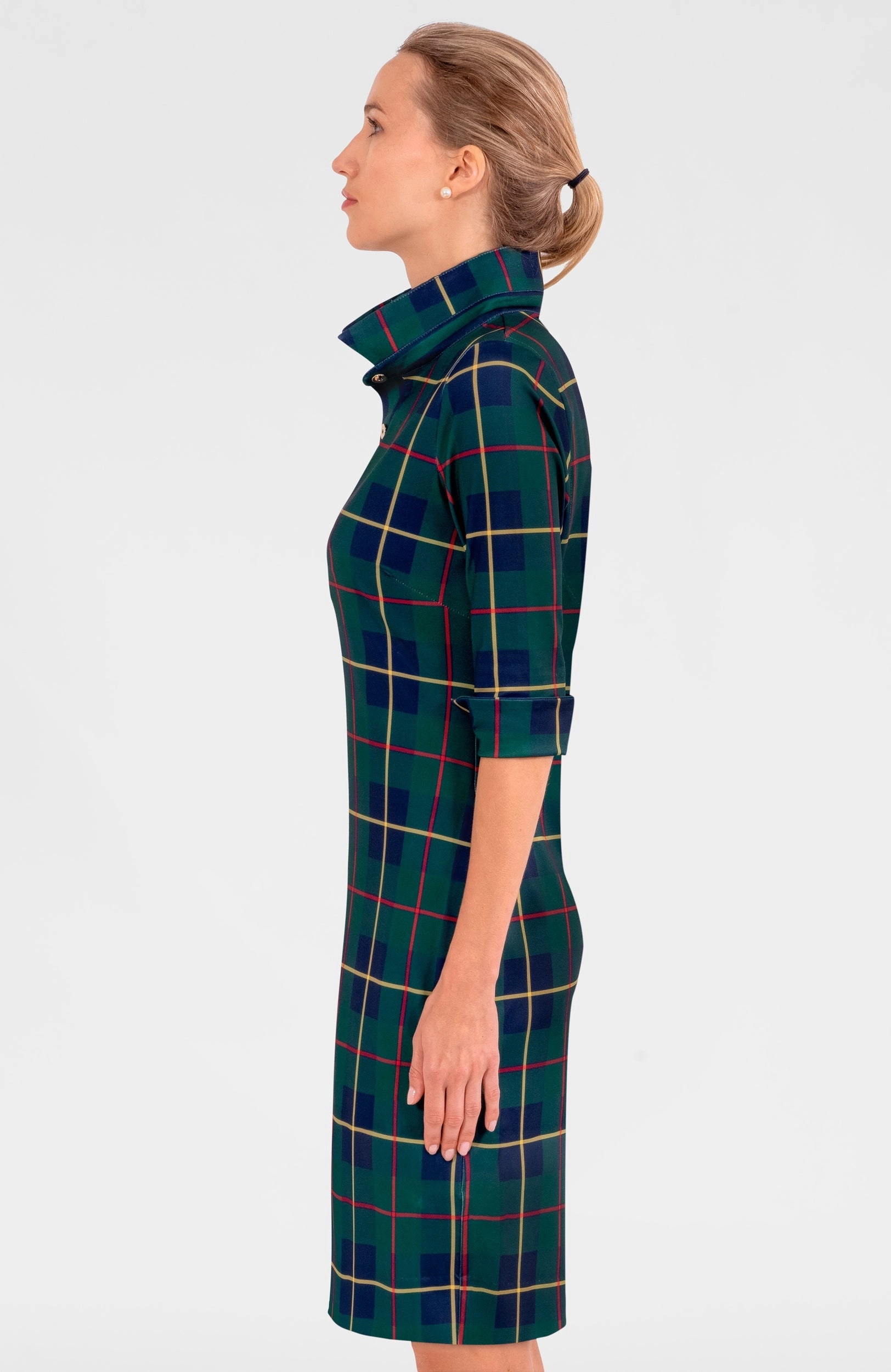 Gretchen Scott Everywhere Dress - Plaidly Cooper - Green Multi
