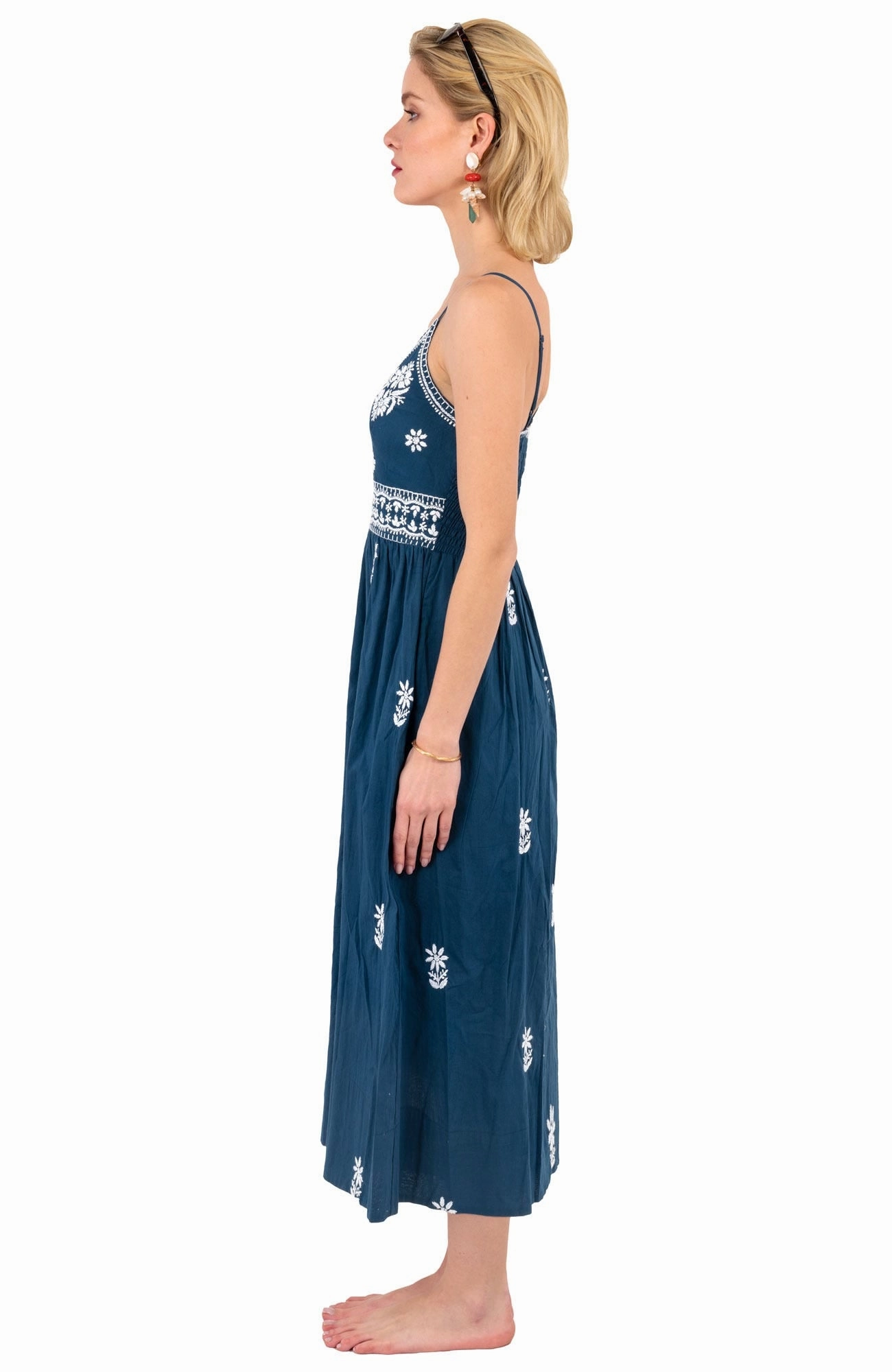 Gretchen Scott Fiesta Time Dress - Navy/White
