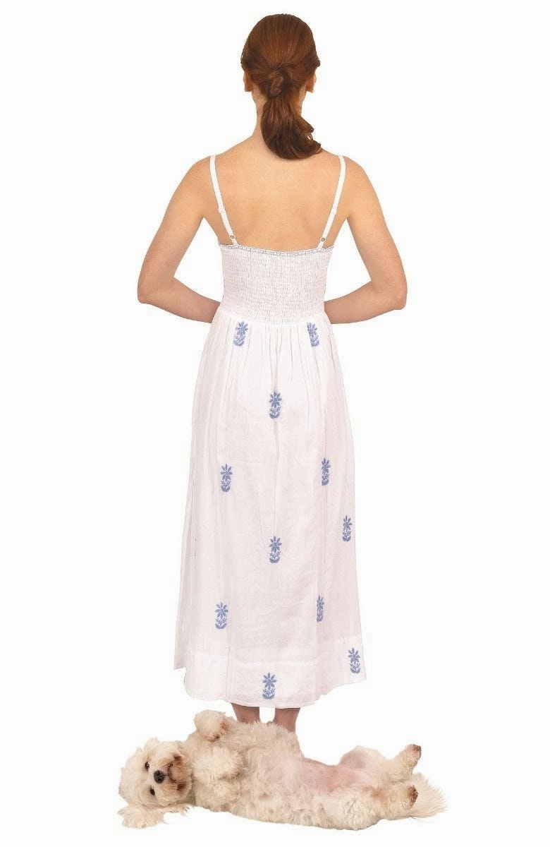 Gretchen Scott Fiesta Time Dress - White/Peri