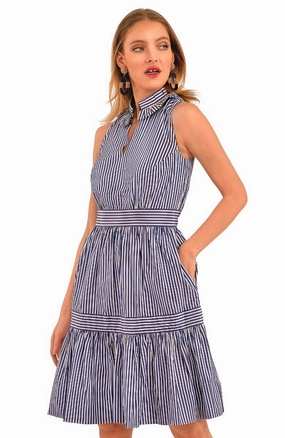 Gretchen Scott Hope Dress Wash & Wear - Navy cheap womens dresses