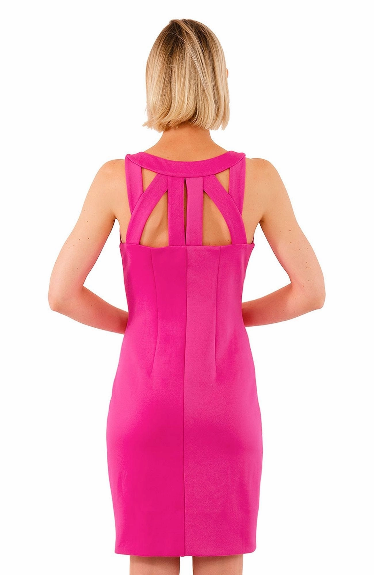 Gretchen Scott Isosceles Jersey Dress - Solid Pink