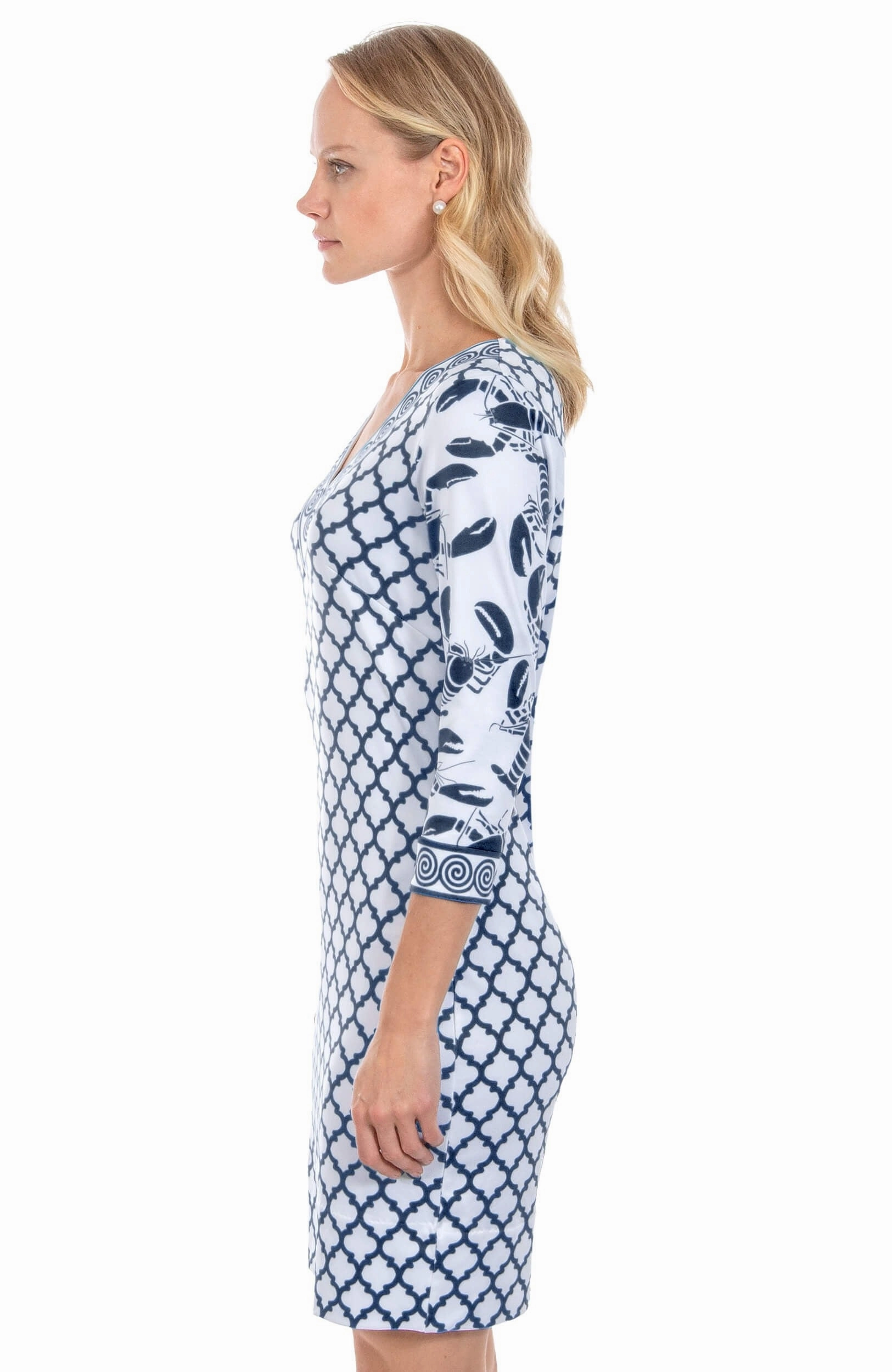 Gretchen Scott Lobster Soup Dress - Navy