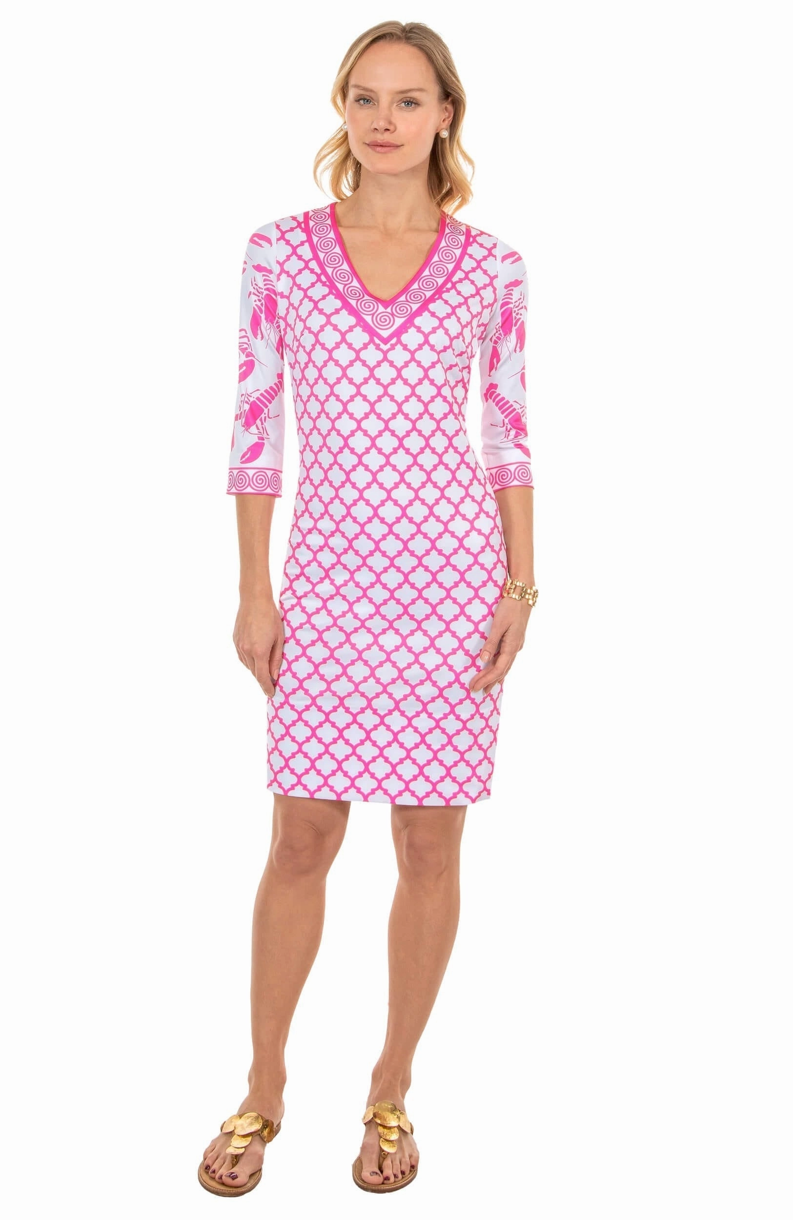 Gretchen Scott Lobster Soup Dress - Pink