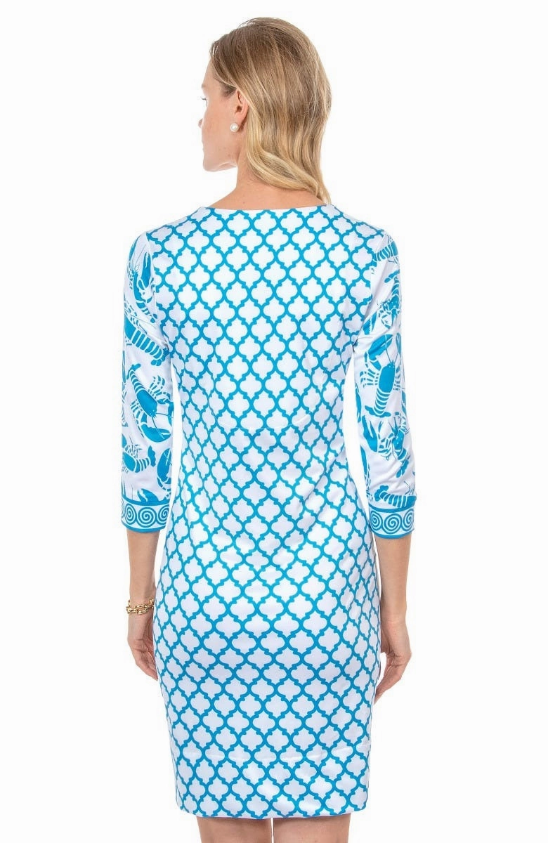 Gretchen Scott Lobster Soup Dress - Turquoise