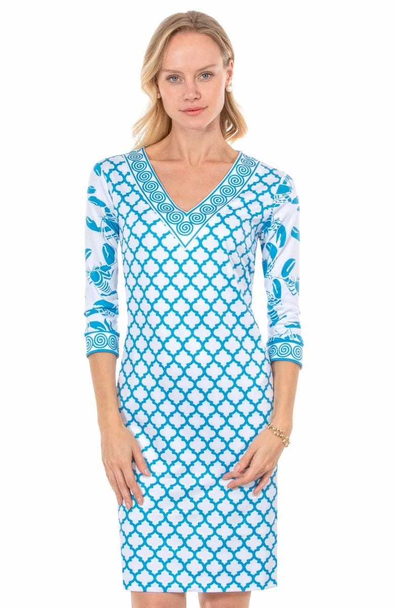 Gretchen Scott Lobster Soup Dress - Turquoise