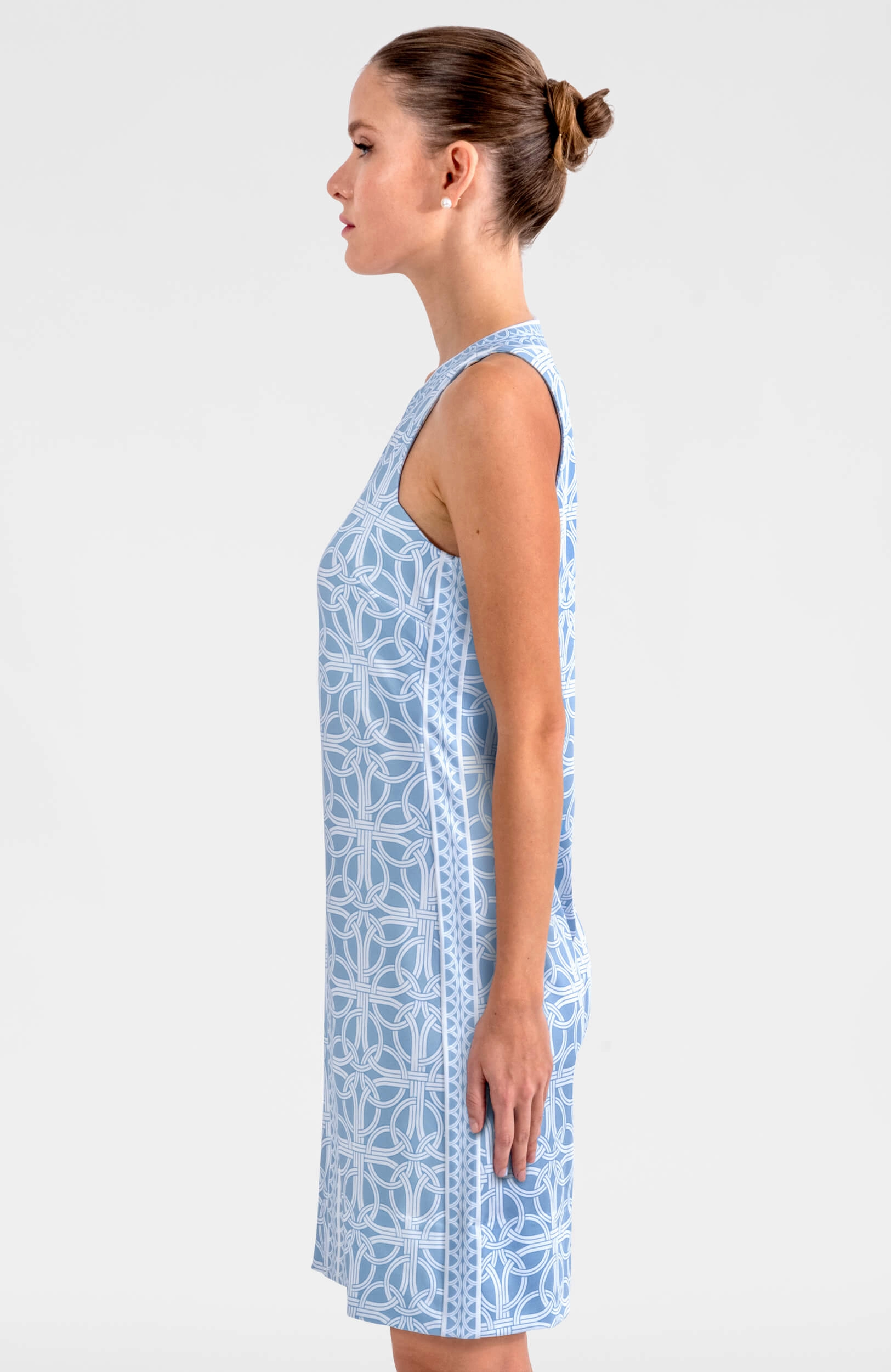 Gretchen Scott Plain Jane Dress - Ring Toss - Periwinkle