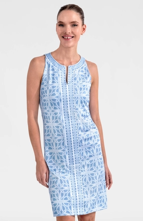Gretchen Scott Plain Jane Dress - Ring Toss - Periwinkle cheap womens dresses