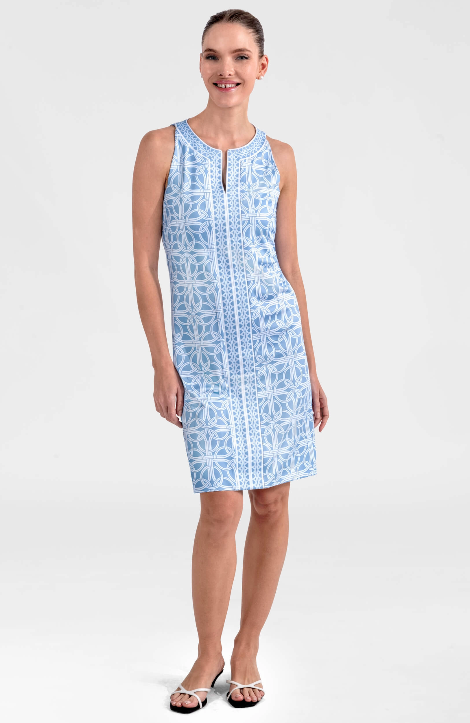 Gretchen Scott Plain Jane Dress - Ring Toss - Periwinkle