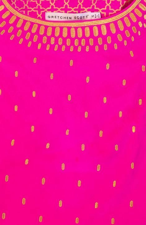 Gretchen Scott Rocket Girl Dress - Pink/Gold