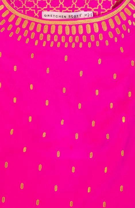Gretchen Scott Rocket Girl Dress - Pink/Gold