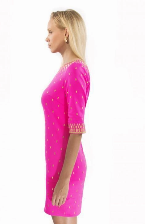 Gretchen Scott Rocket Girl Dress - Pink/Gold