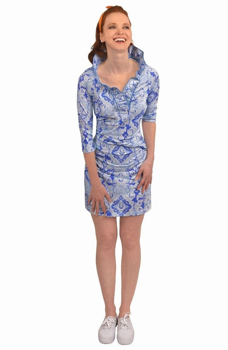 Gretchen Scott Skippy Skort - Watteau - Blues
