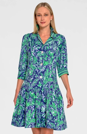 Gretchen Scott So Sweet Dress - Vintage Vine - Navy maxi dresses clearance