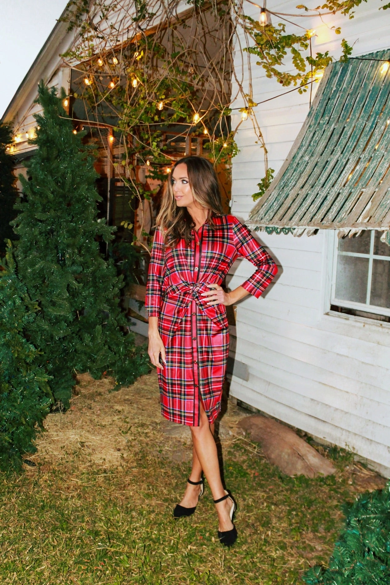 Gretchen Scott Twist & Shout Dress - Duke of York - Red Multi discount party dresses