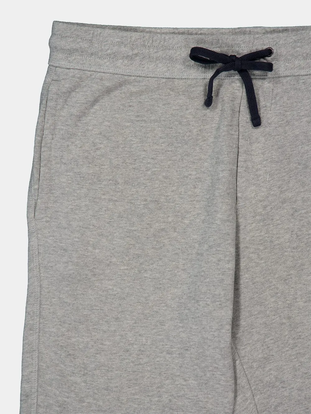 Grey Straight-Leg Fleece Pants