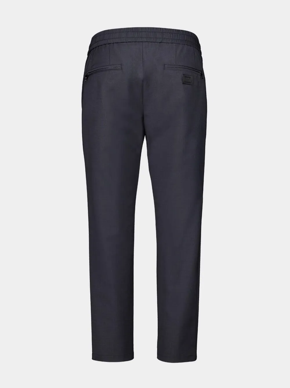 Grey Wool Jogging Pants