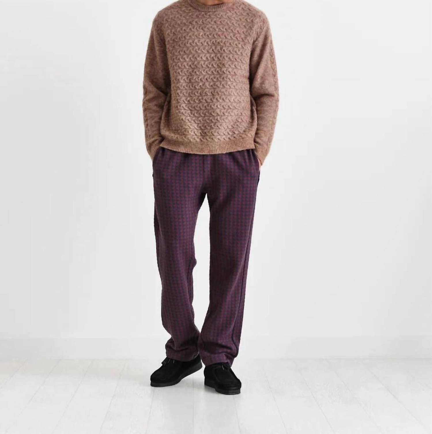 Grove Crew Pullover York Knit In Natural