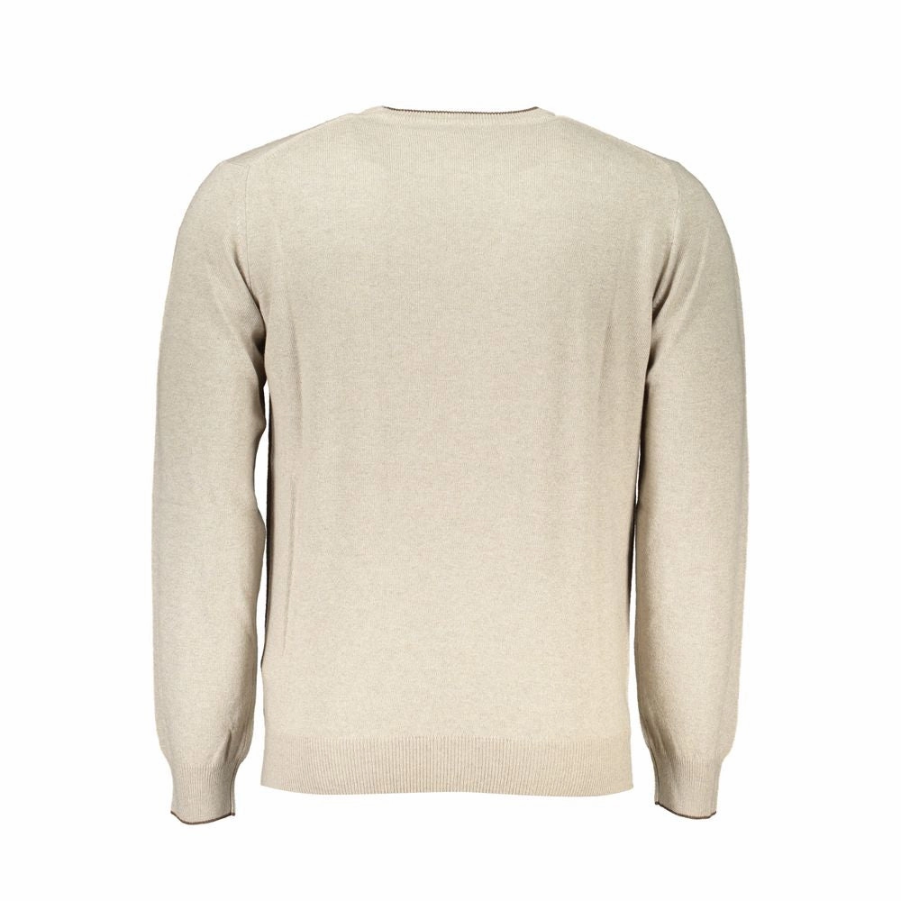 Harmont & Blaine Crew Neck Luxury Sweater with Men's Embroidery