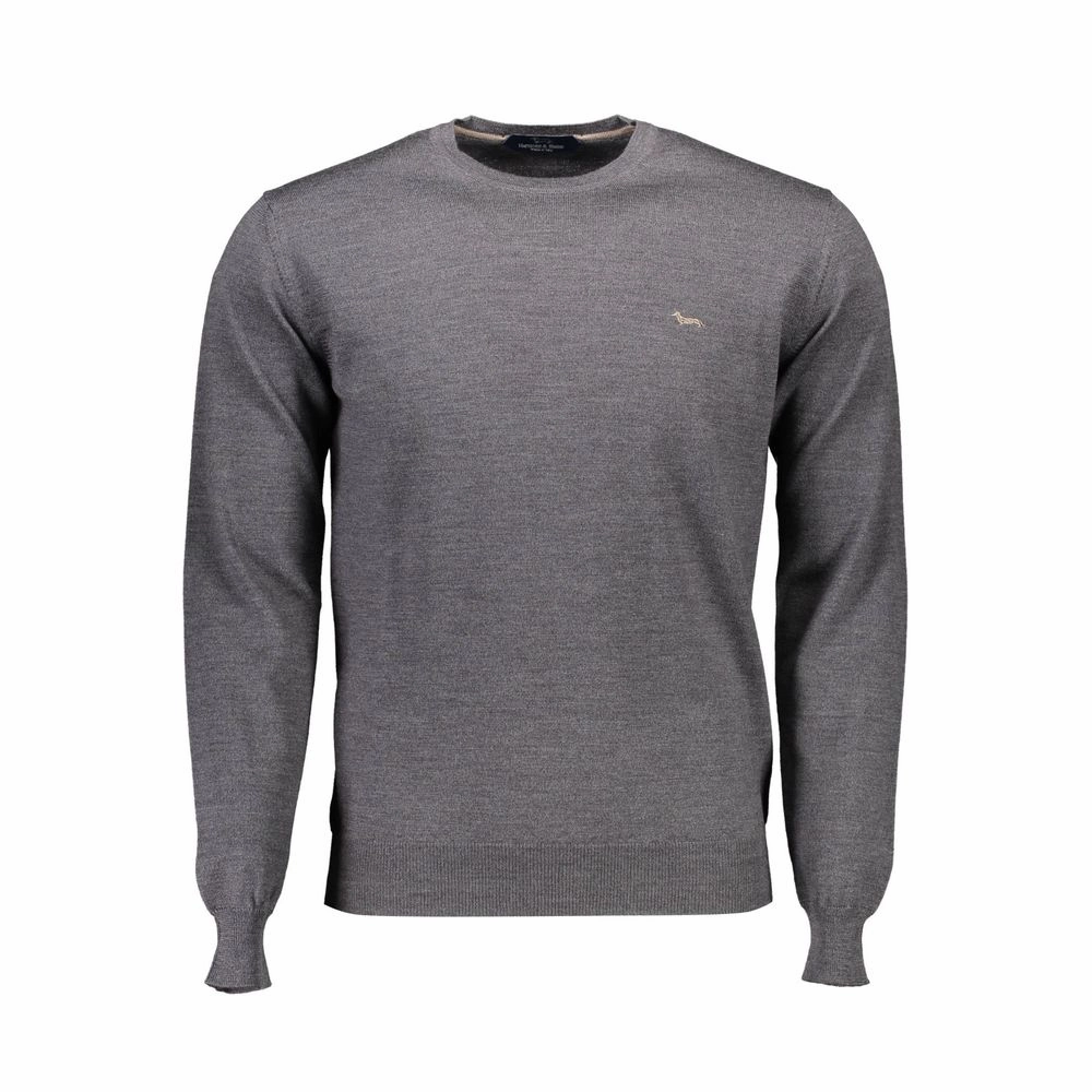 Harmont & Blaine Elegant  Wool Sweater with Classic Men's Logo
