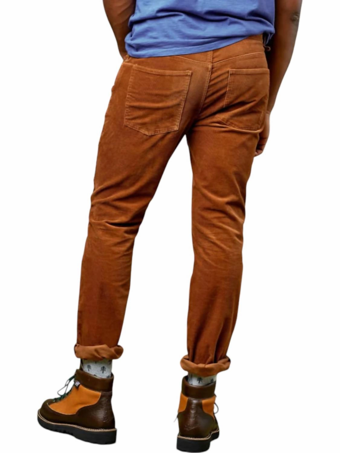 Harrison Corduroy Pants In Rust
