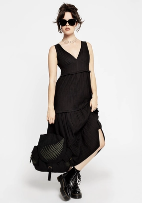 Hereka Tiered Frill Midaxi Dress Dresses Womens - wedding guest outfits