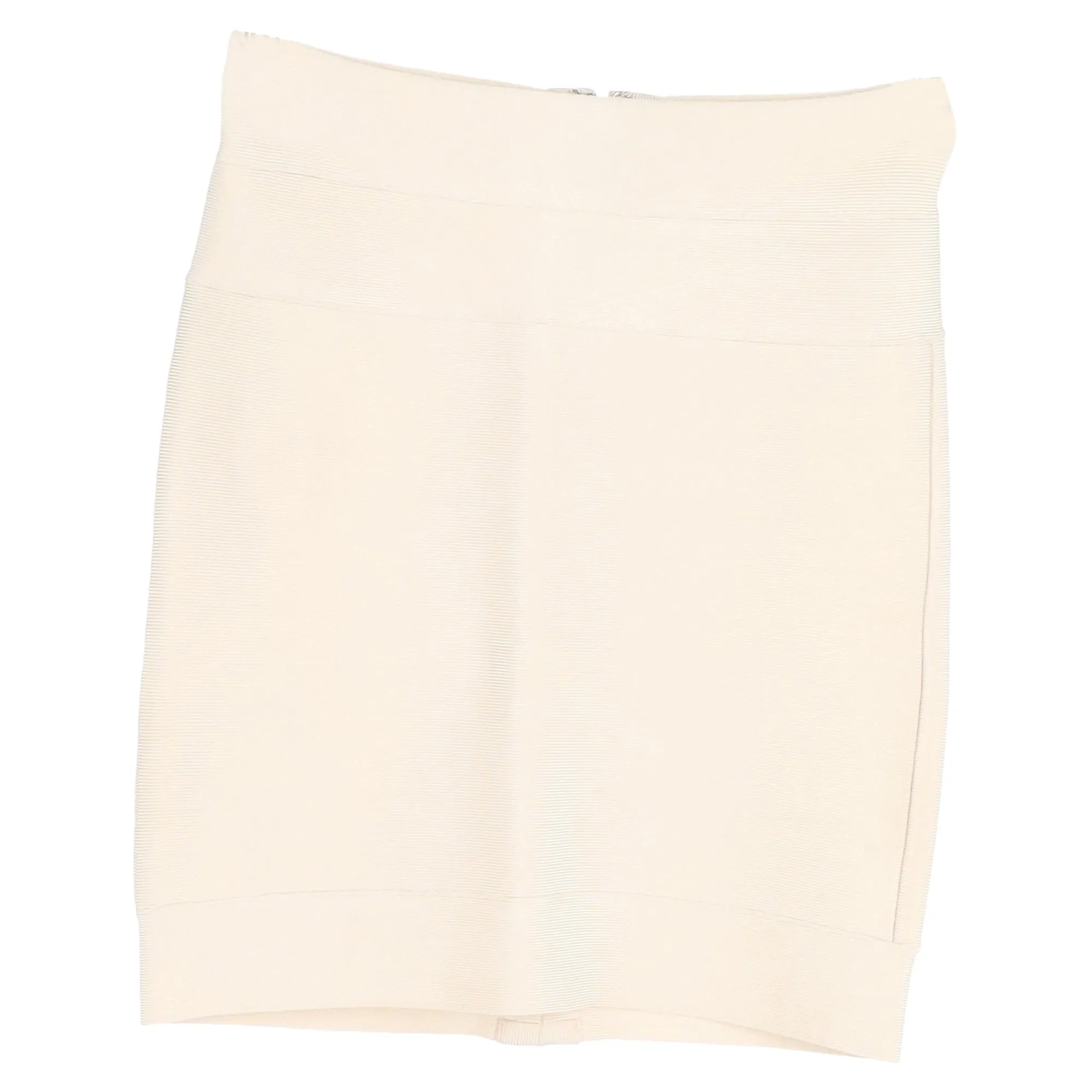 Herve Leger Charlotte Bandage Mini Skirt in White Rayon