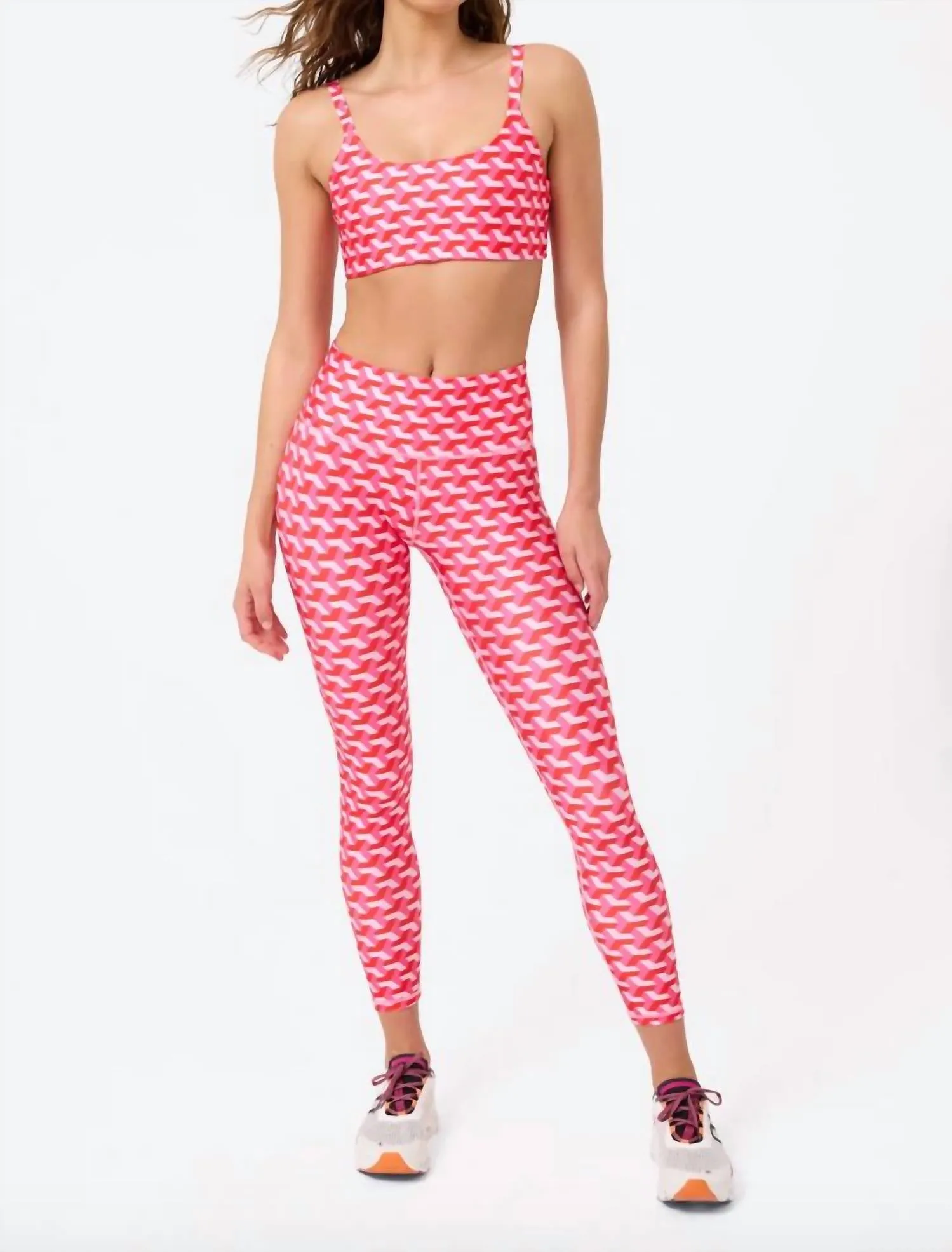 Hi-Shine Leggings In Strawberry