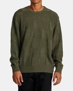 Hi Grade Boro Sweater In Olive Heather turtleneck sweaters sale