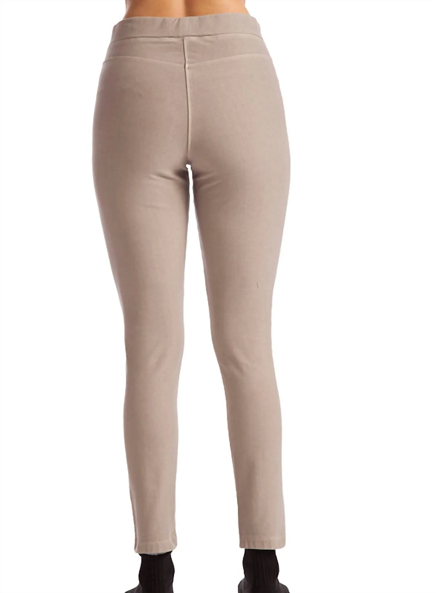 High Rise Jegging In Light Gray