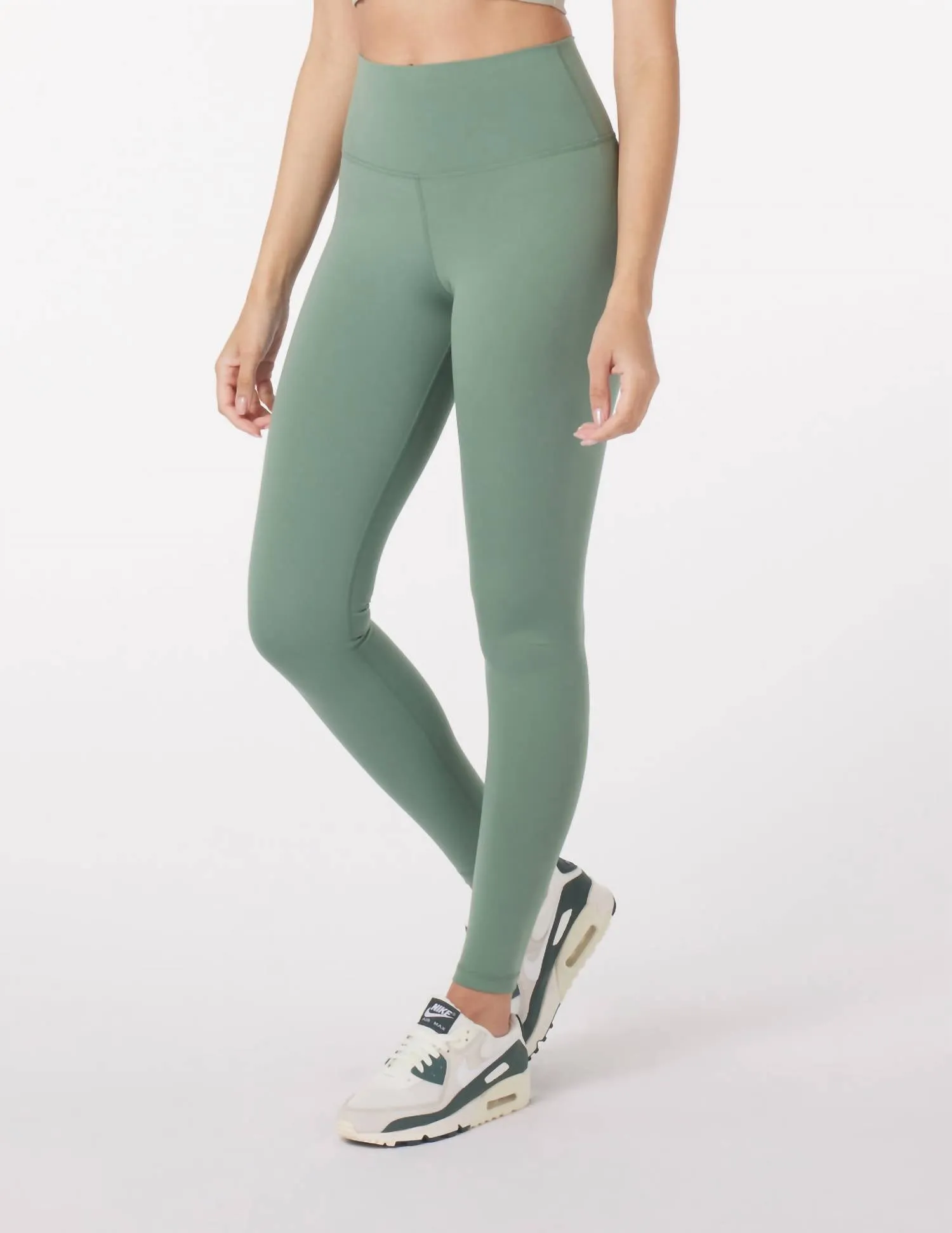High Waist Pure Leggings In Sage