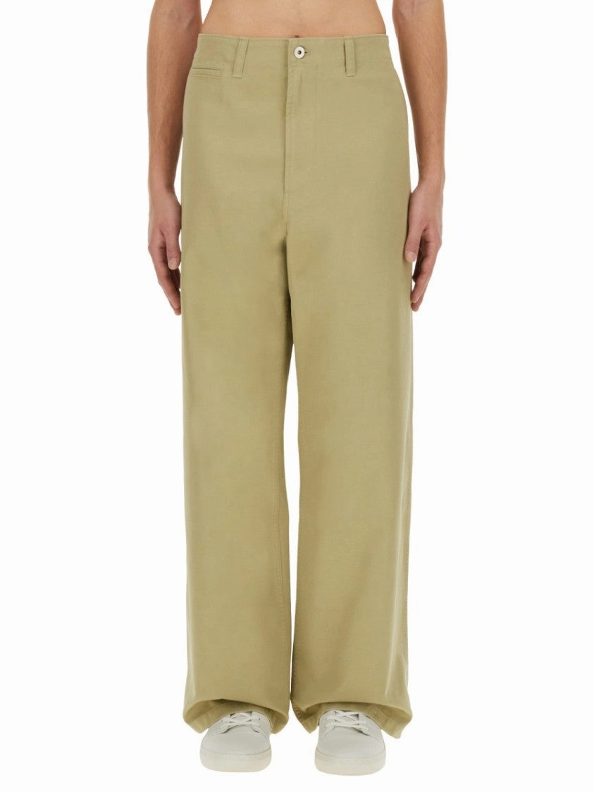 High-Waisted Straight Leg Pants