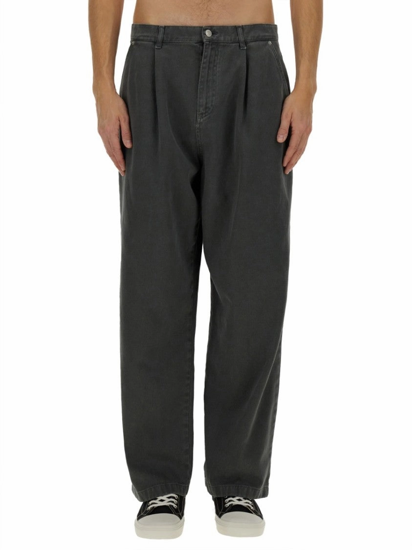 High-Waisted Wide-Leg Jeans