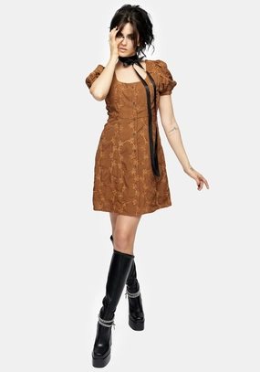 Honeysuckle Puff Sleeve Mini Dress Dresses Womens - beach dresses cheap