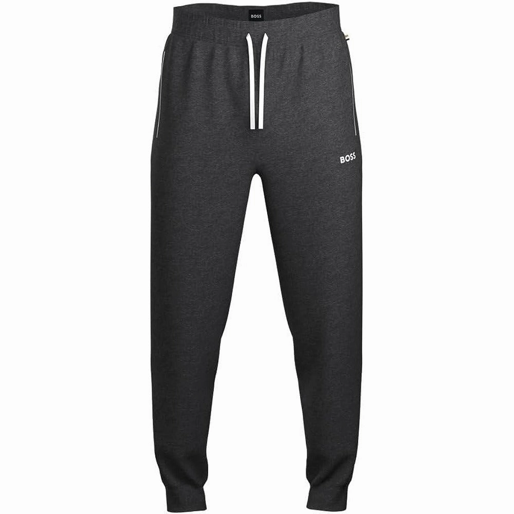 HUGO BOSS Men Mix&Match Lounge Jogger Drawstrings Cotton Pants Asphault Grey
