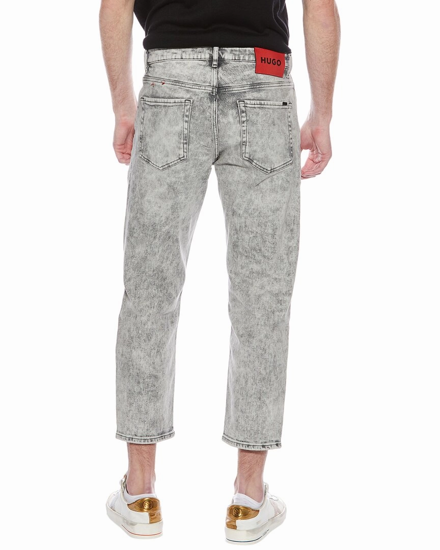 HUGO Hugo Boss Loose Fit Cropped Tapered Jean
