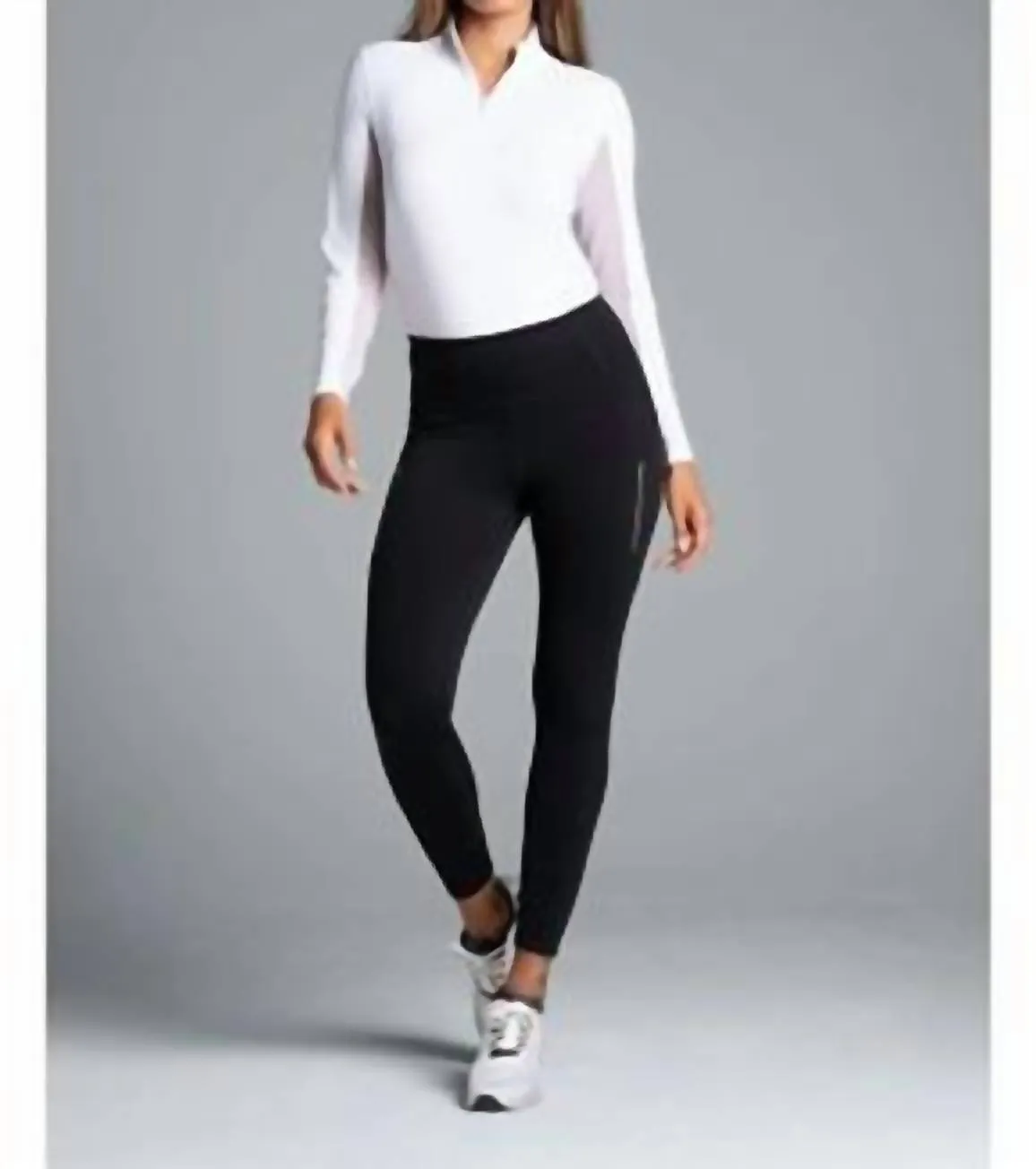 Ibkul Perfomance Leggings In Dark Grey Activewear Womens - gym outfits discount