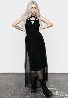 Incantation Mesh Maxi Dress Dresses Womens - beach dresses cheap