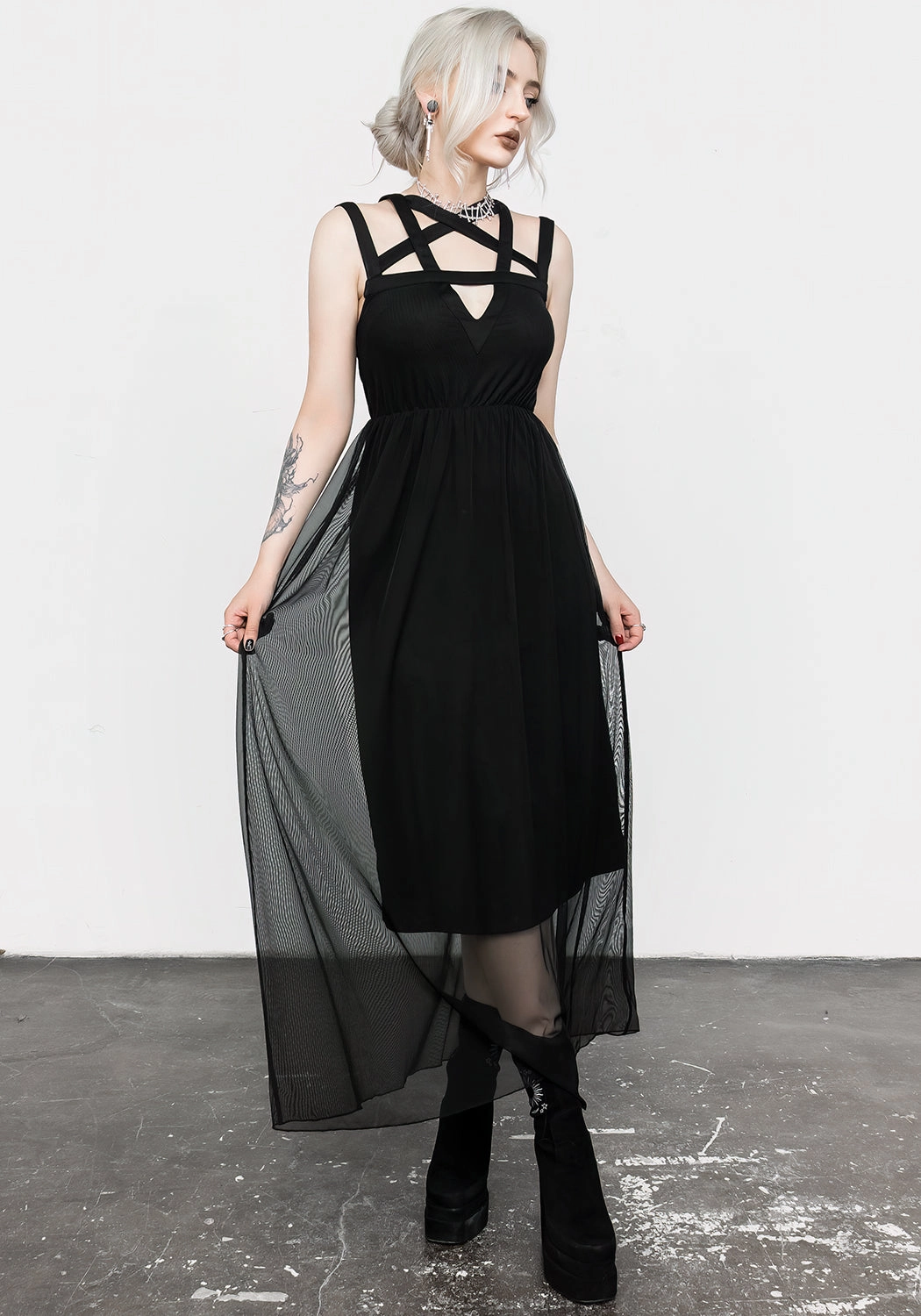 Incantation Mesh Maxi Dress