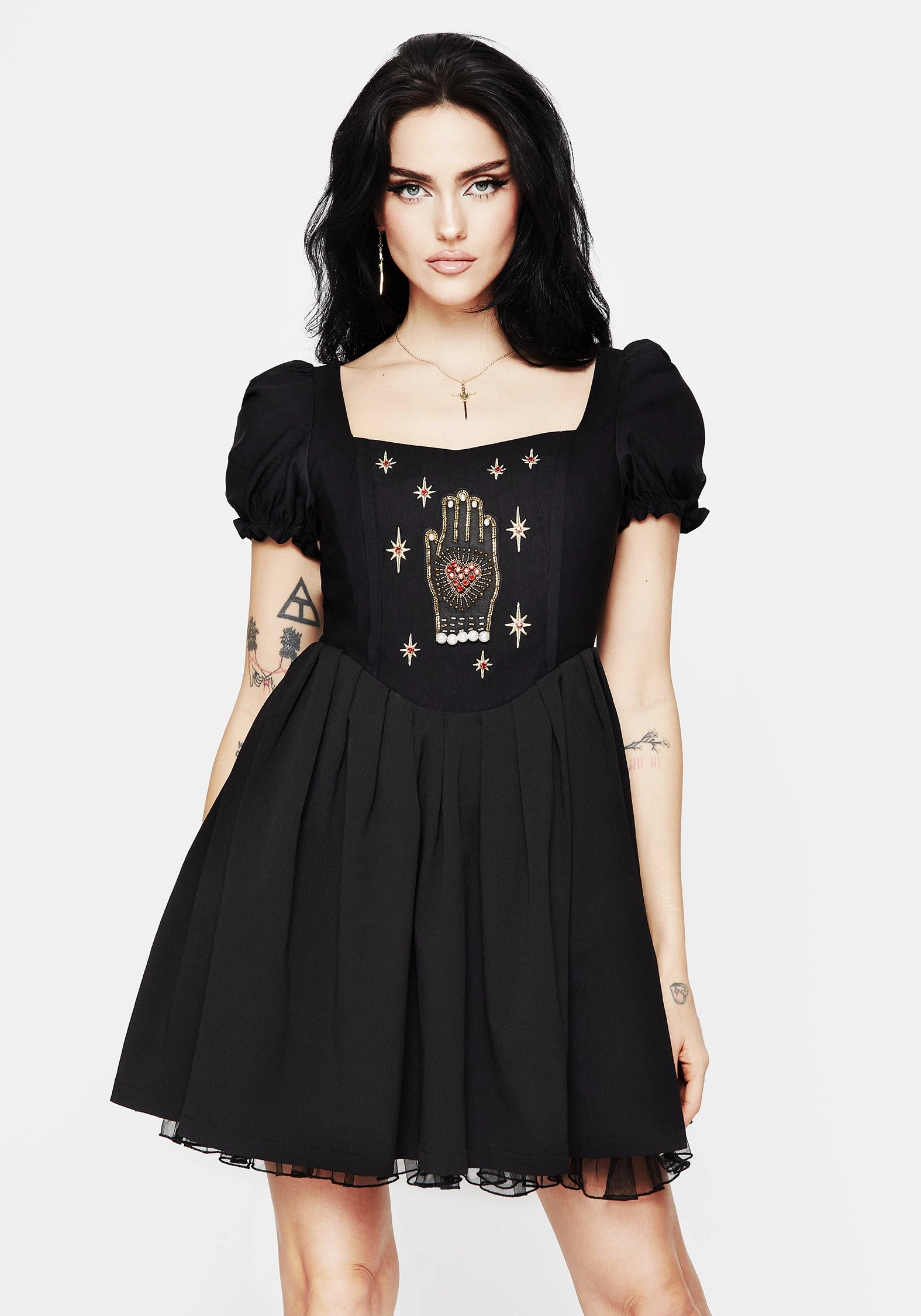 Ingrid Embroidered Applique Corset Mini Dress Dresses Womens - beach dresses cheap