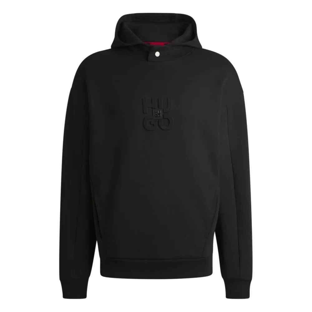 Interlock hoodie with stacked logos