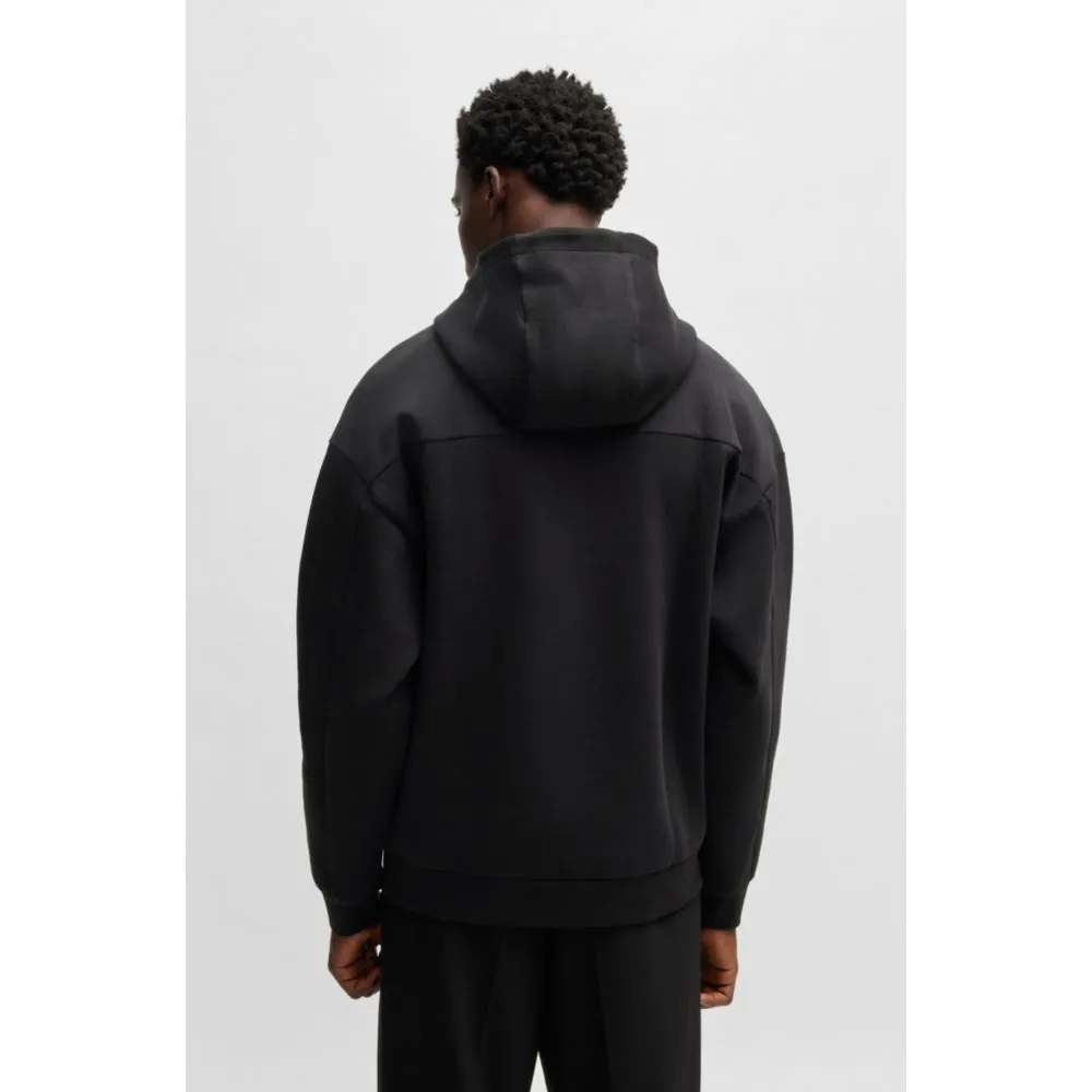 Interlock hoodie with stacked logos