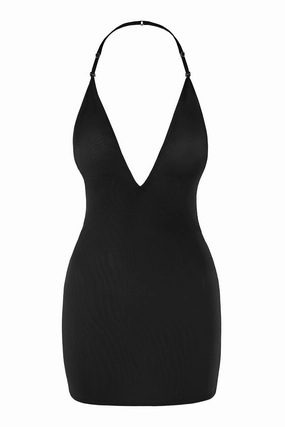 Intimates Soft Mesh Multiway Mini Dress in Black Dresses - sundresses outlet