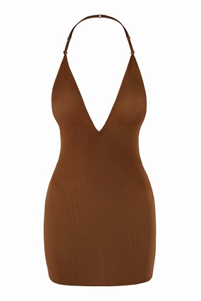 Intimates Soft Mesh Multiway Mini Dress in Chestnut Dresses - lace dresses best price