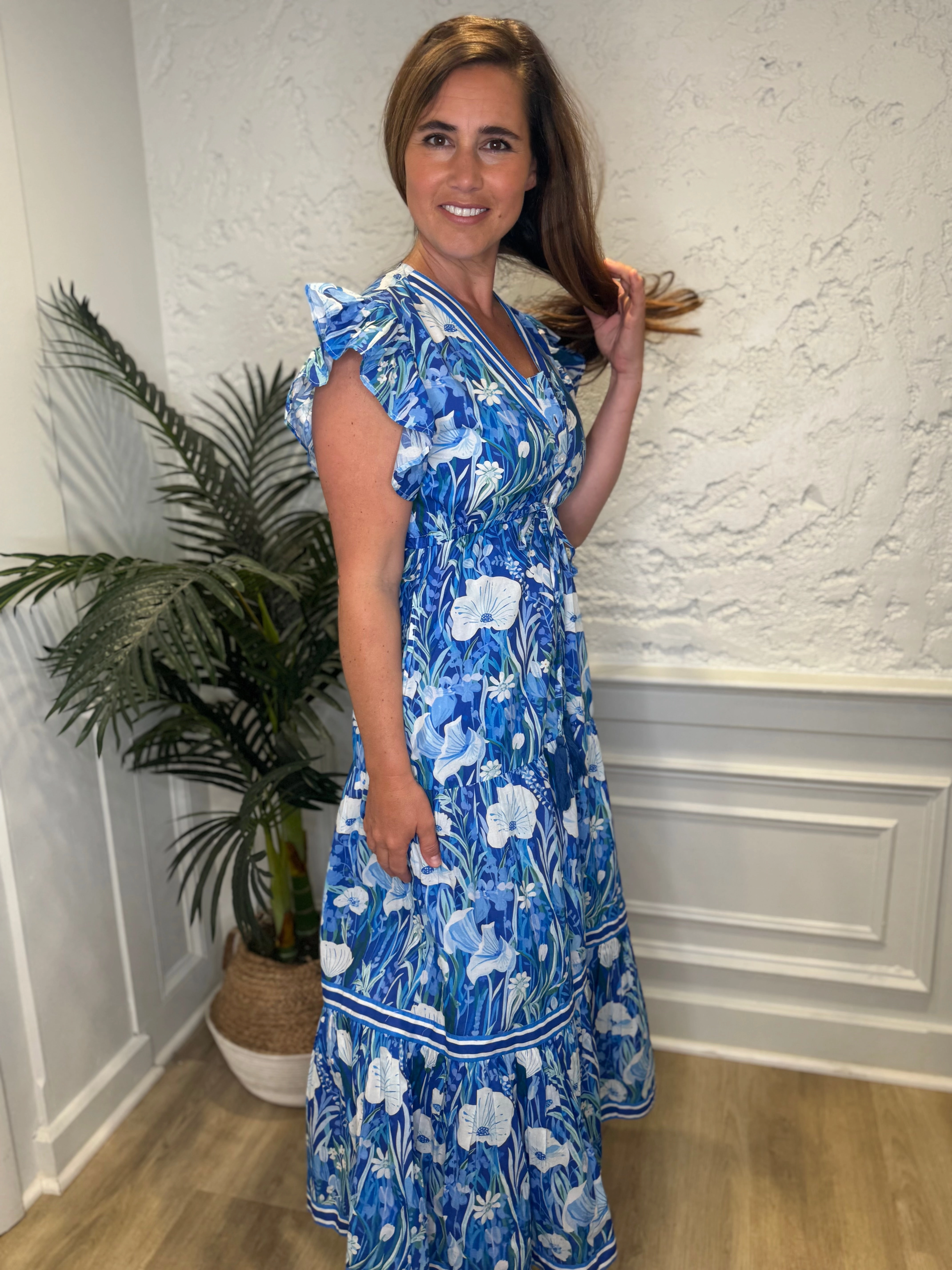 Isla Payal Amalfi Maxi - Blue Meadow